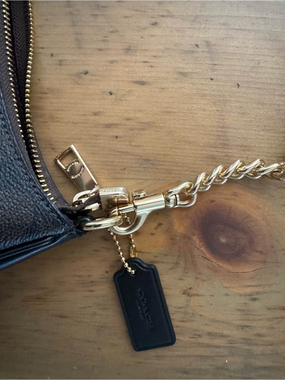 Coach Brown Signature Teri Bag - Picture 3 of 6